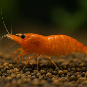 Sunkist Orange Shrimp (Neocaridina davidi) - UK bred freshwater dwarf shrimp